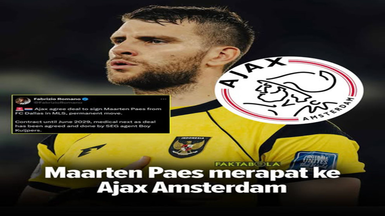 Ajax Capai Kesepakatan Rekrut Maarten Paes