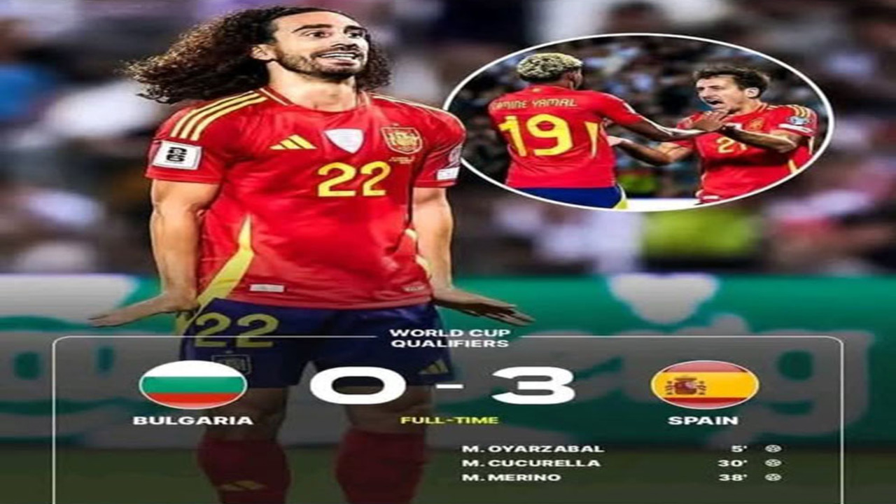Hasil Spanyol vs Bulgaria 3-0: La Roja Tampil Dominan