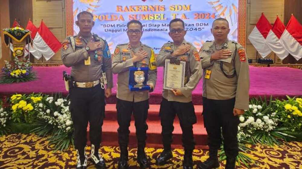 Juara 1 Dalam Rakernis SDM Polda Sumsel, Kapolres Prabumulih: Ini Hasil Kerja Keras Seluruh Personel