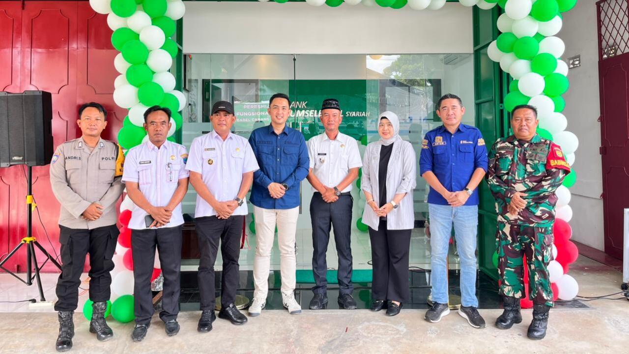 Bank Sumsel Babel Resmikan Layanan Syariah di Tugumulyo OKI