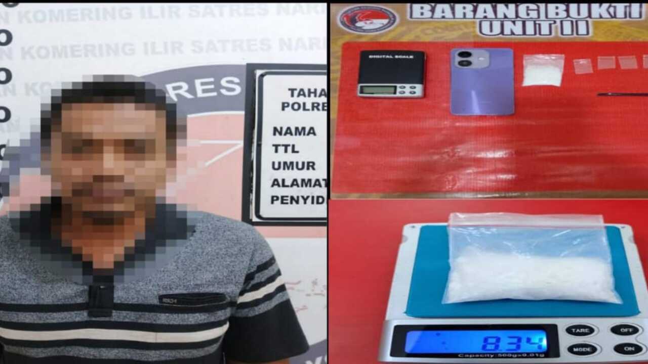 Polres OKI Gagalkan Peredaran Sabu di Desa Kampung Baru Mesuji Makmur