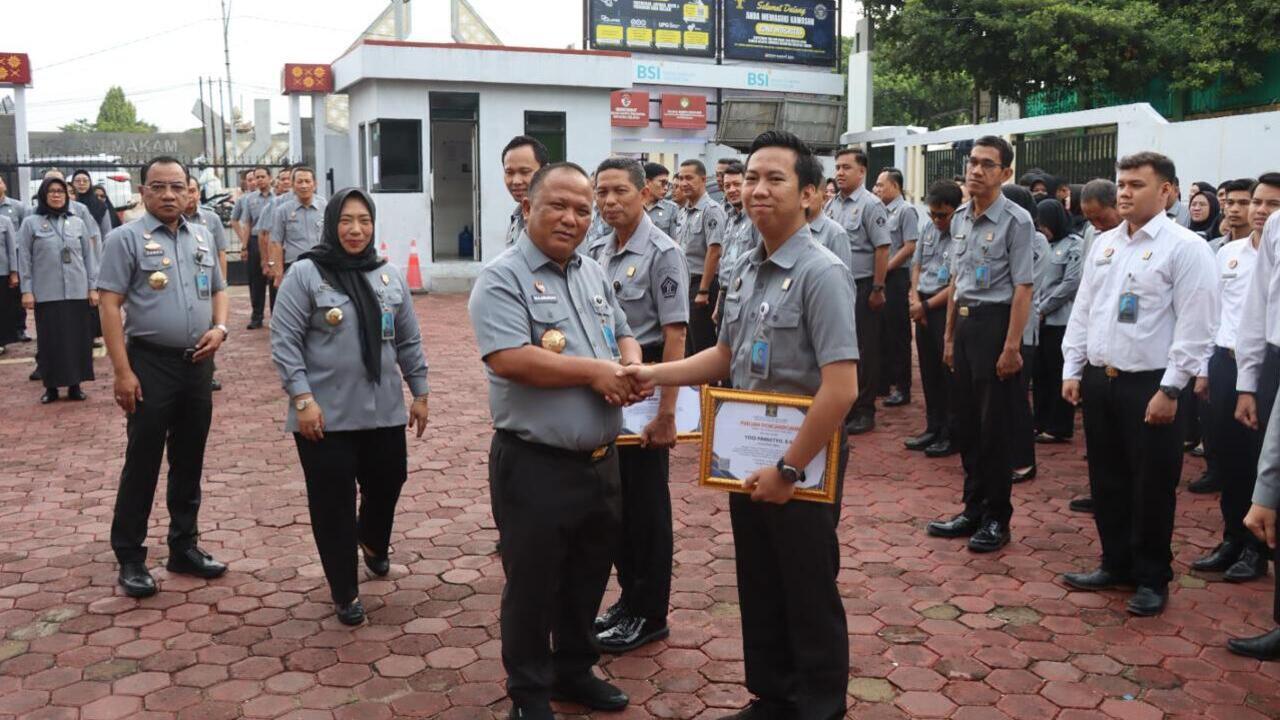 Kemenkum Sumsel Perkuat Komitmen Pertahankan WBBM dan Apresiasi Pegawai Teladan