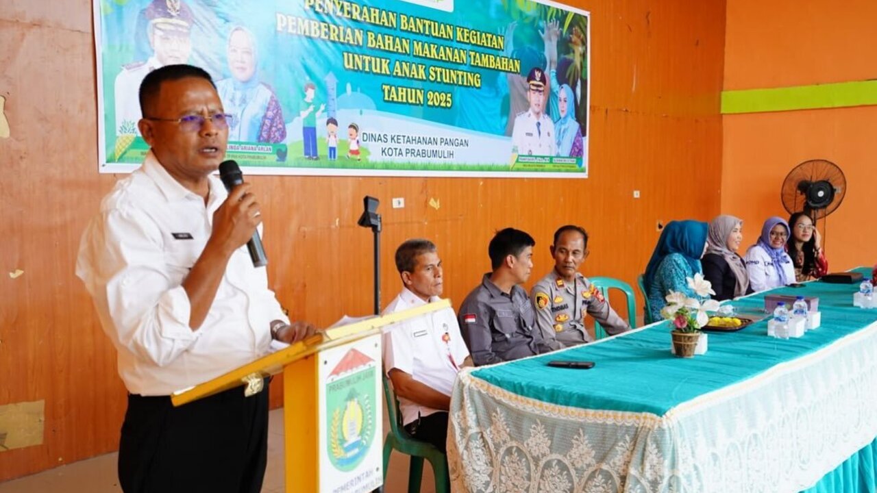 Serahkan Bantuan Pangan Bergizi untuk Tekan Angka Stunting, H Arlan: Anak-Anak Adalah Masa Depan Kita