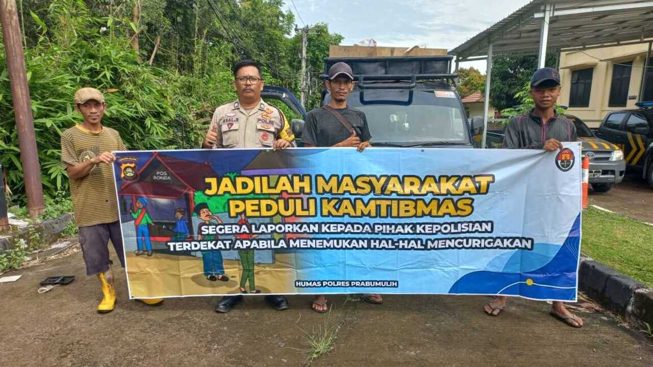 Ajak Masyarakat Berperan Aktif Jaga Kamtibmas Kondusif, Polres Prabumulih Gencar Sosialisasi