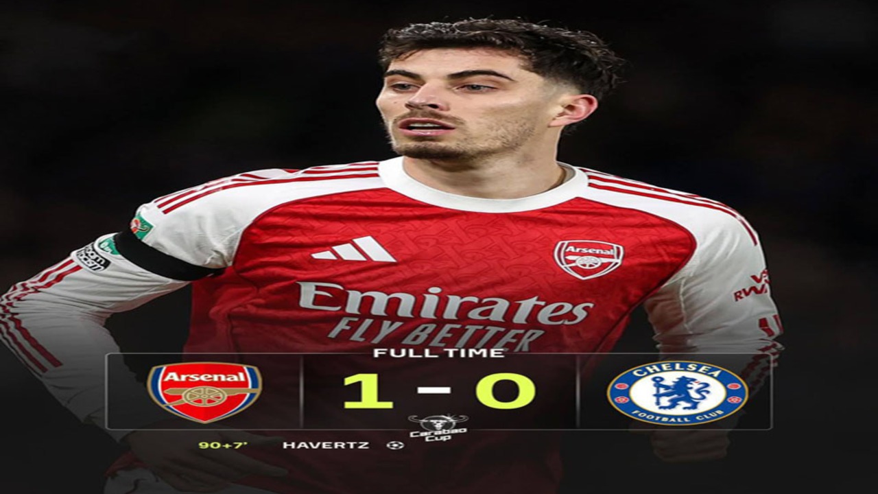 Hasil Arsenal vs Chelsea 1-0: Arsenal ke Final Carabao Cup Usai Singkirkan Chelsea.