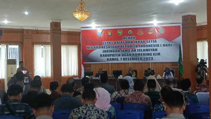 24 Anggota Jama'ah Islamiyah Kabupaten OKI Dilepas Baiat