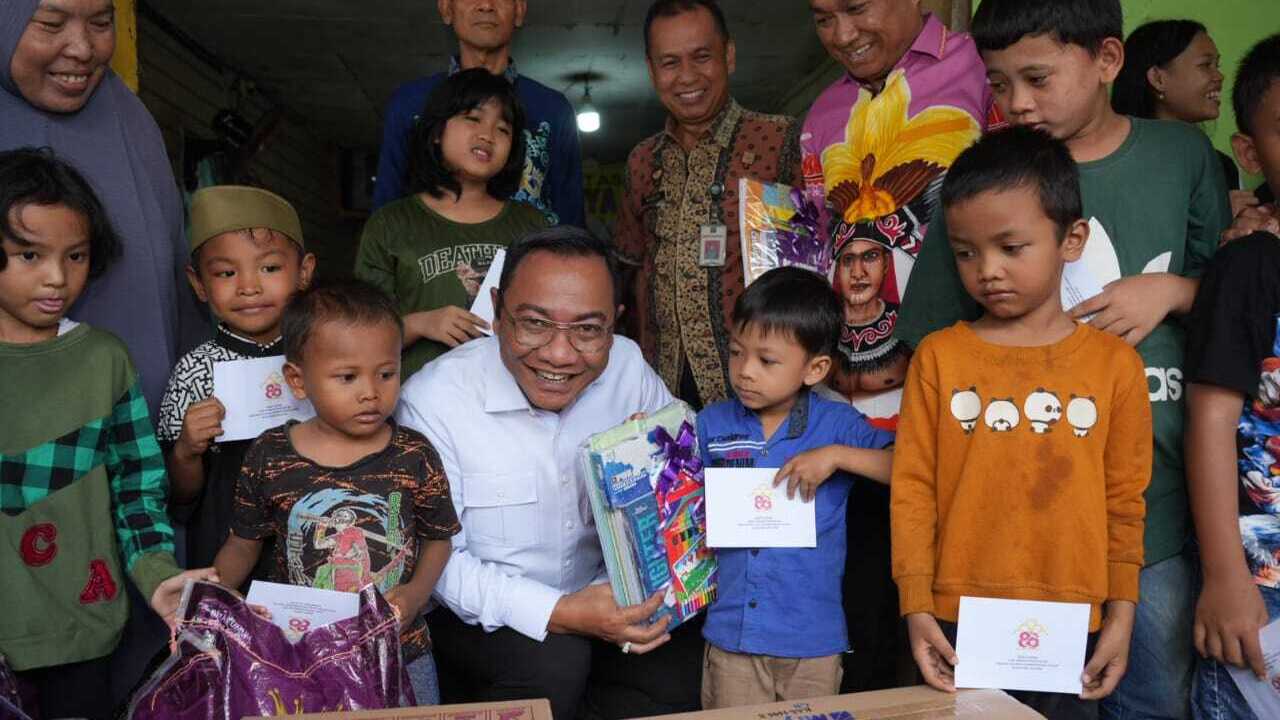 Kemenkum Sumsel Gelar Bakti Sosial “Kemenkum Peduli” Ke Panti Asuhan