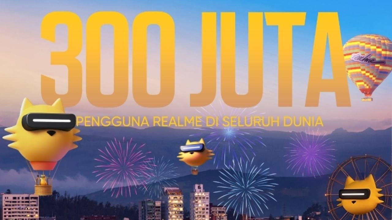 Realme Capai 300 Juta Pengguna Global dalam 7 Tahun, Bukti Konsistensi dalam Menemani Anak Muda 