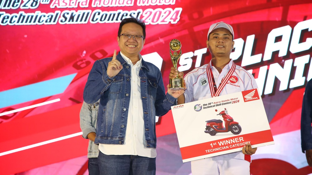 Rikki Gustiawan dari Astra Motor Sumsel Raih Prestasi Tertinggi di Technical Skill Contest Nasional 2024