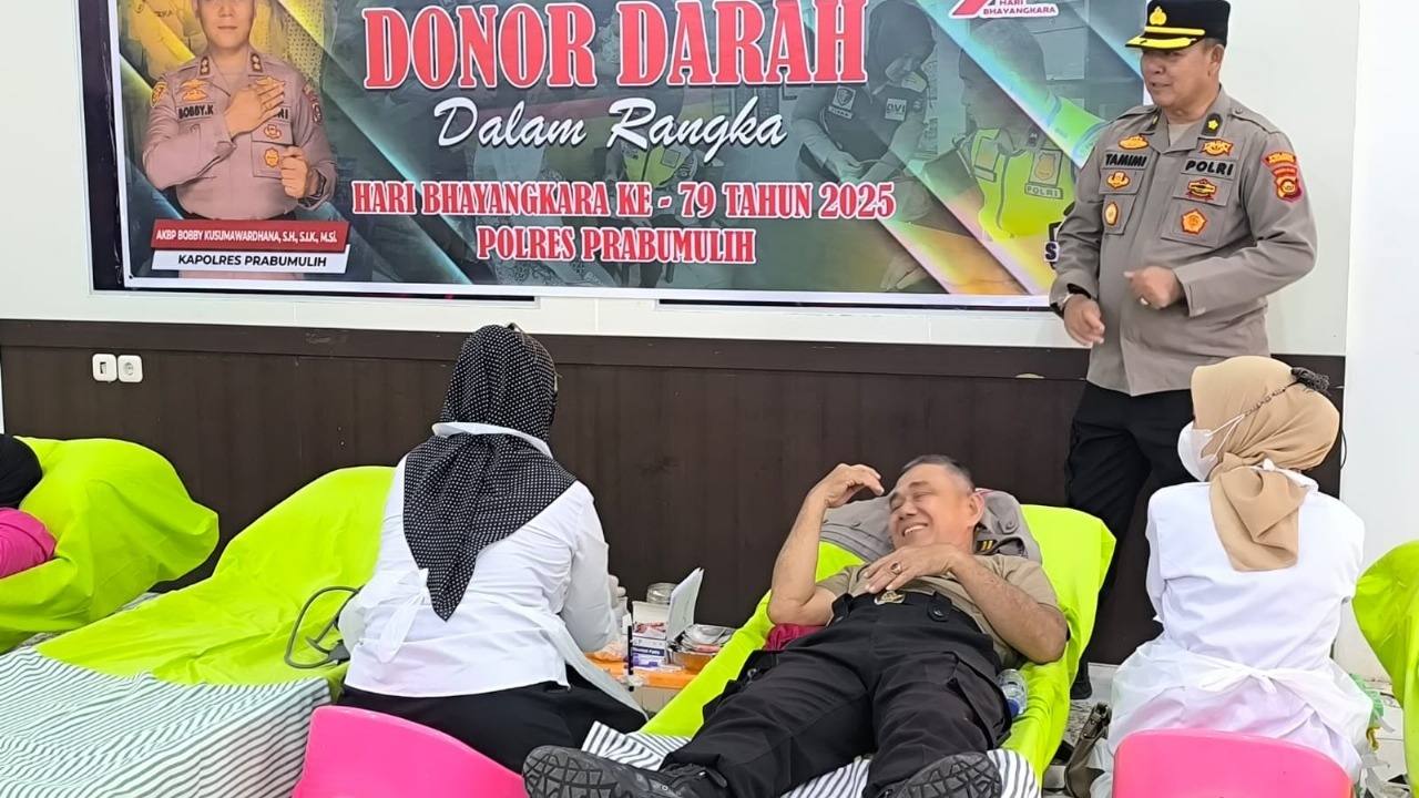 Sumbang 39 Kantong Darah, Polisi Hari Ini Bukan Hanya Mengayomi, Tetapi Juga Berempati