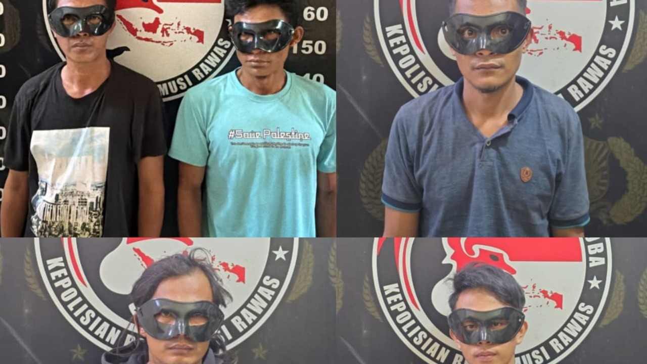 Konsumsi dan Edarkan Narkotika, Lima warga Musi Rawas Bakal Merayakan Lebaran dari Kamar Hotel Prodeo