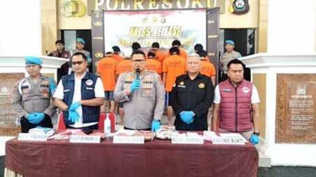 Polres OKU Bongkar Jaringan Narkoba Lintas Provinsi