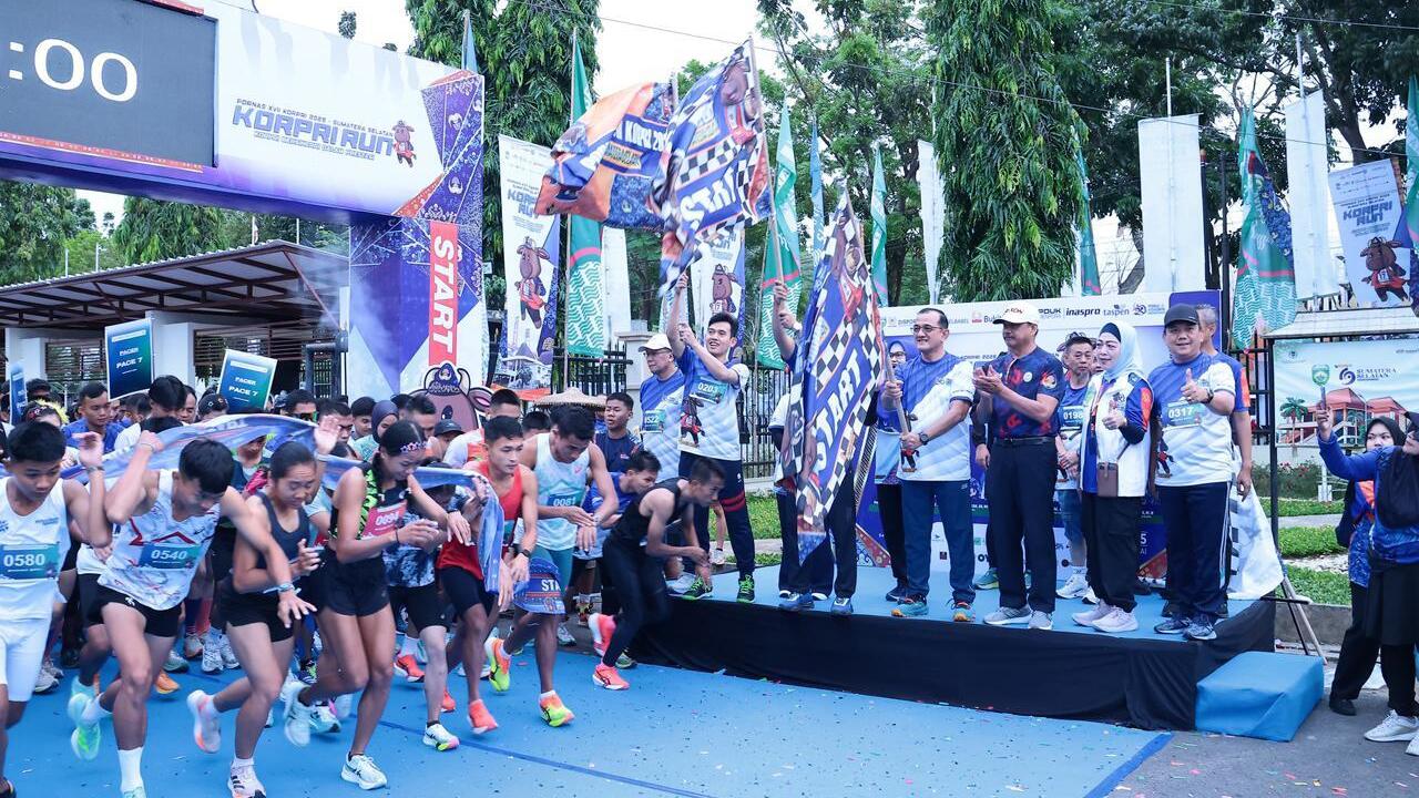 Ribuan ASN dan Masyarakat Ikuti Korpri Run 2025 di Palembang, Wujudkan Semangat Sehat dan Kebersamaan