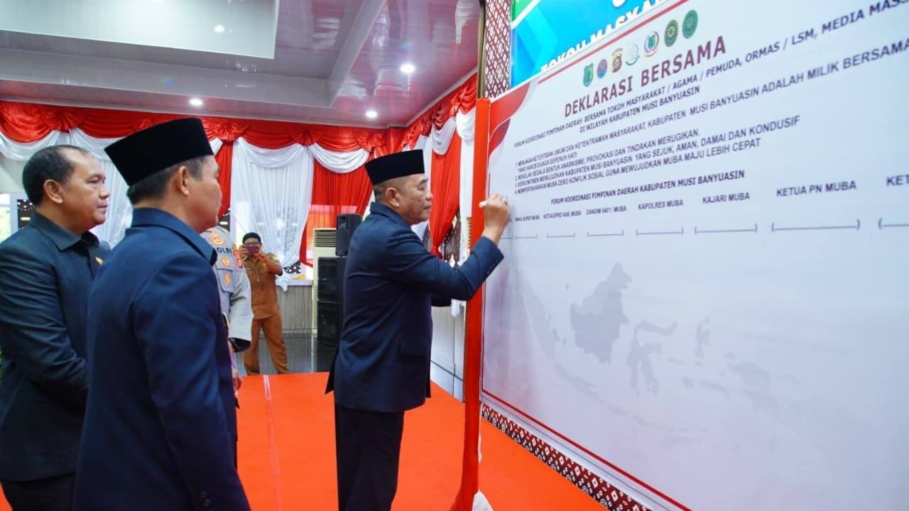 Bupati HM Toha: Muba Milik Kita Bersama, Jaga dengan Sepenuh Hati