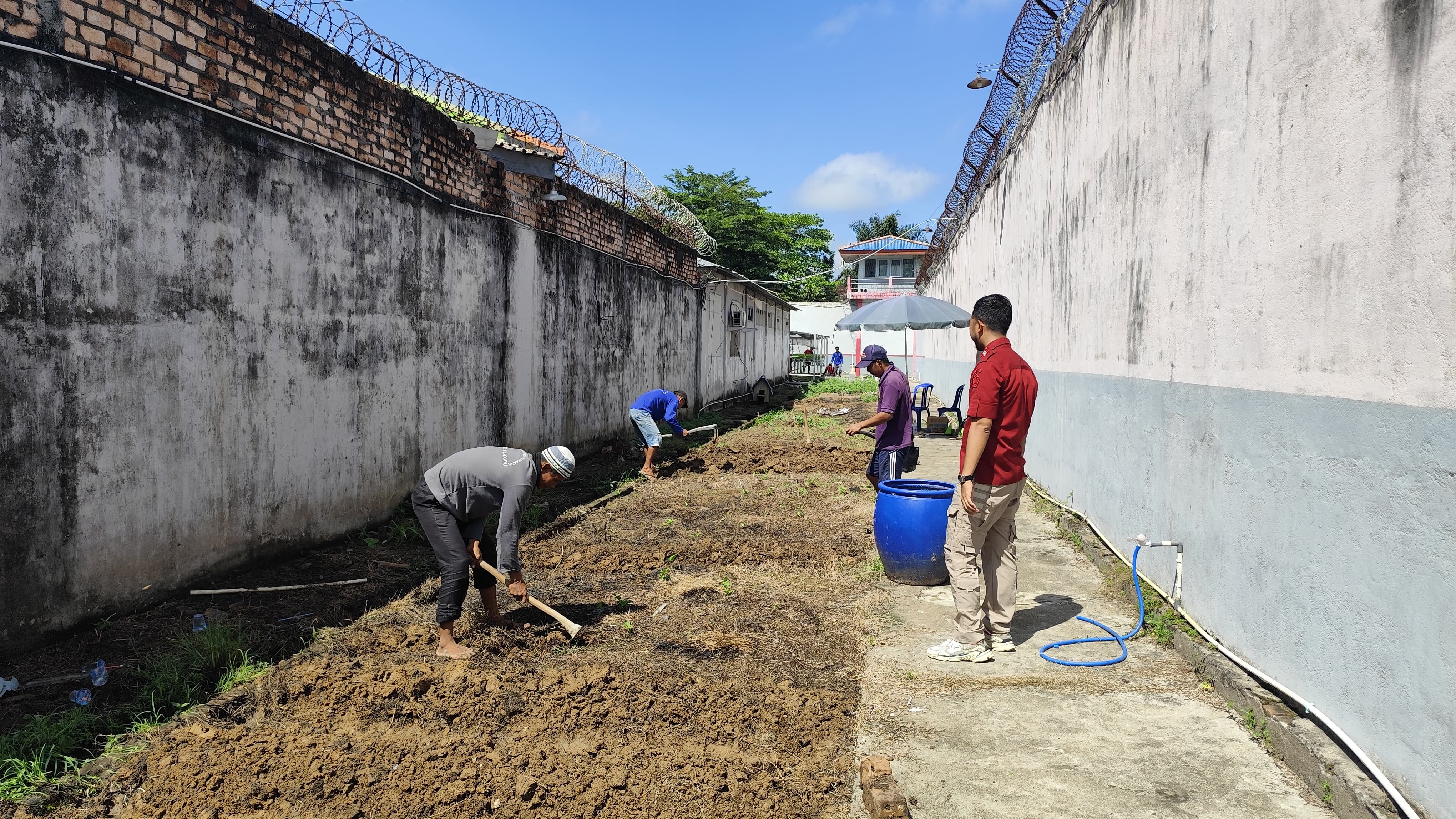 Dukung Ketahanan Pangan Nasional, Lapas Sekayu Siapkan Lahan Bercocok Tanam