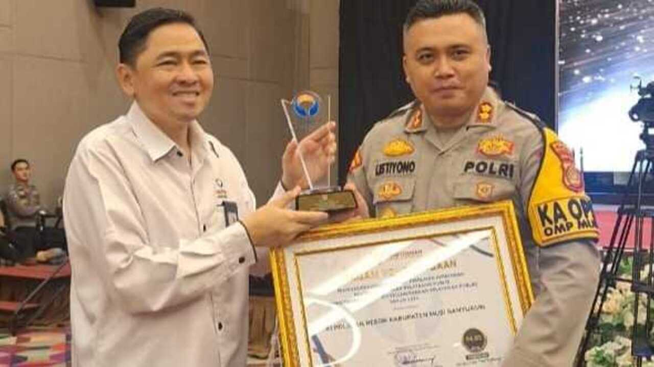 Polres Muba Raih Predikat Peringkat 1, Ini Kategorinya