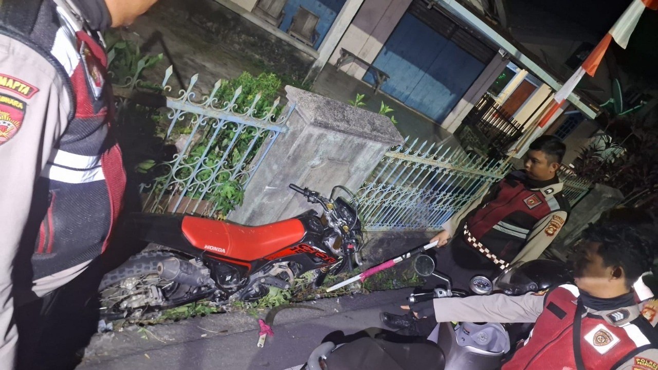 Tim Tantura Polres Prabumulih Gagalkan Rencana Tawuran dan Amankan Motor Serta Celurit
