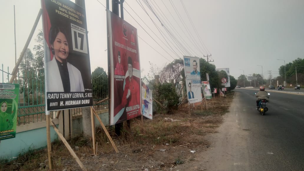 Jelang Pengumuman DCT, Spanduk Caleg Marak, Bawaslu OI Akan Lakukan Langkah Tegas Ini