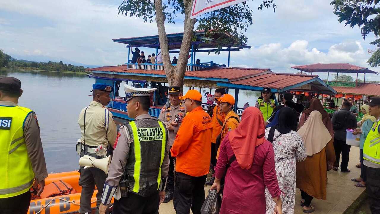 Polda Sumsel Amankan Wisata, TPU, dan Rumah Kosong di Hari Kedua Lebaran
