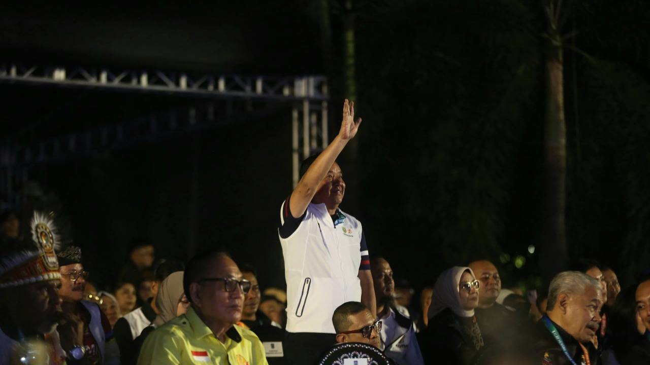 Wagub Cik Ujang Dampingi Kontingen Sumsel di FORNAS VIII, Tekankan Semangat Silaturahmi dan Prestasi