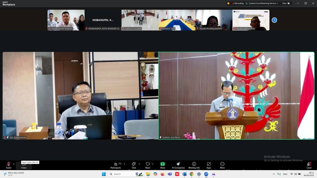 Jingle DPMPTSP Sumsel Resmi Tercatat sebagai Hak Cipta di Kanwil Kemenkum Sumsel