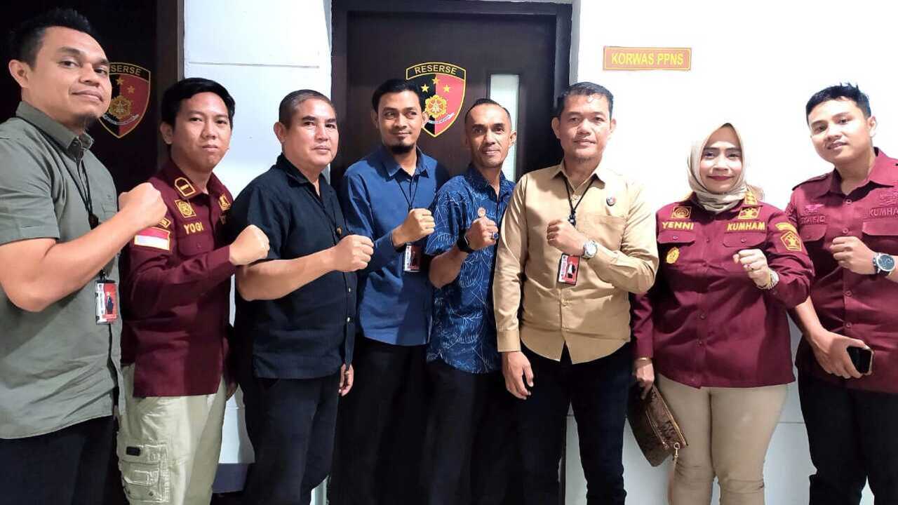 Kanwil Kemenkum Sumsel Perkuat Sinergi dengan Polda Sumsel dalam Penegakan Hukum Kekayaan Intelektual