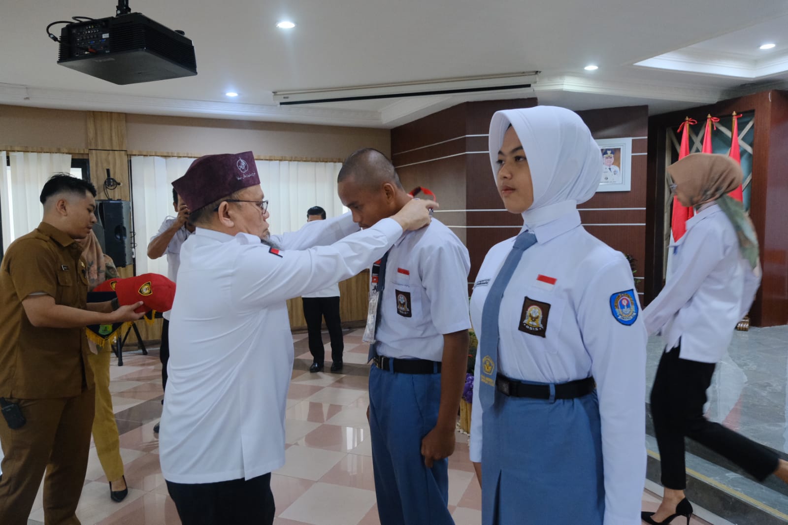 75 Calon Anggota Paskibraka Siap Sukseskan Pengibaran Bendera HUT RI di Muba