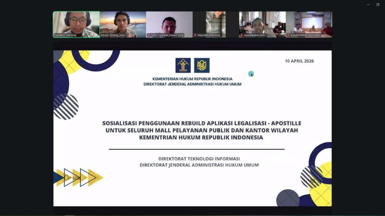Kemenkum Sumsel Siap Implementasikan Aplikasi Apostille Terbaru untuk Layanan Lebih Cepat