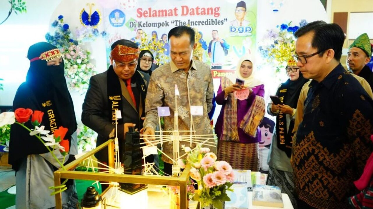 Hadiri Pameran Hasil belajar CGP, Pj Walikota Prabumulih: Teruslah Berinovasi