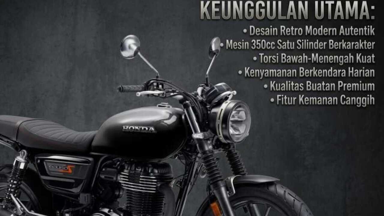 Honda Hadirkan Motor Retro 500cc dengan Torsi Buas Desain Legendaris. 