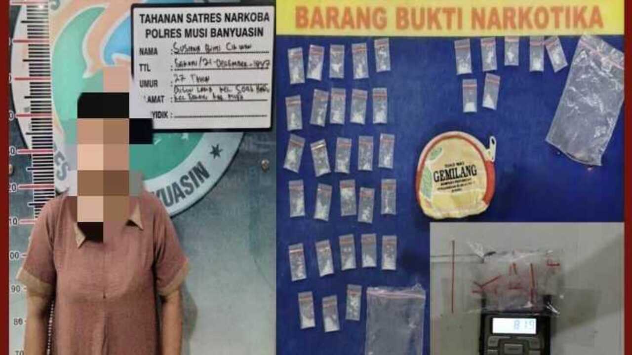 Sat- Narkoba Polres Muba Ungkap Peredaran Narkoba di Sekayu, Ini Tersangka dan Barang Buktiny..