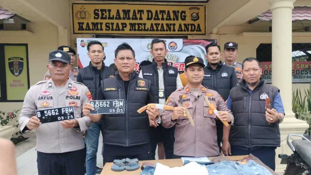 Dua dari Tiga Pembegal Motor Milik 2 Pelajar SMP di Mesuji Raya OKI Berhasil Diringkus