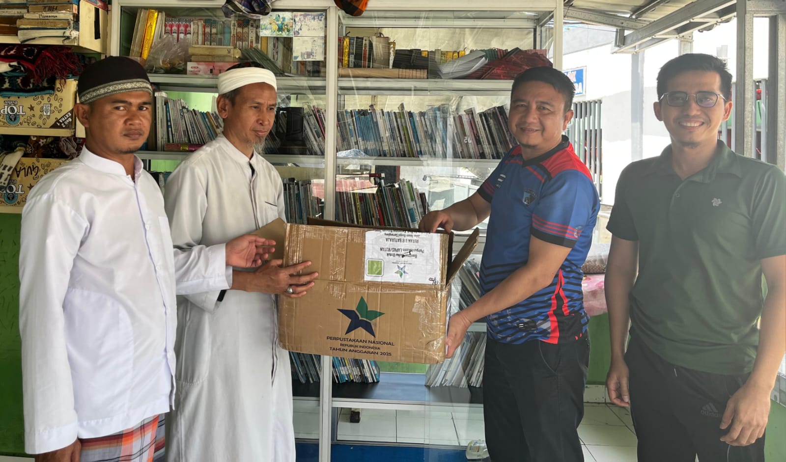 Dukung Literasi, Perpustakaan Nasional Berikan Bantuan 100 Buku ke Rutan Baturaja