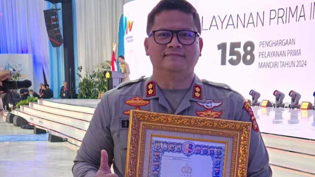 Polres OKU Raih Penghargaan Pelayanan Prima