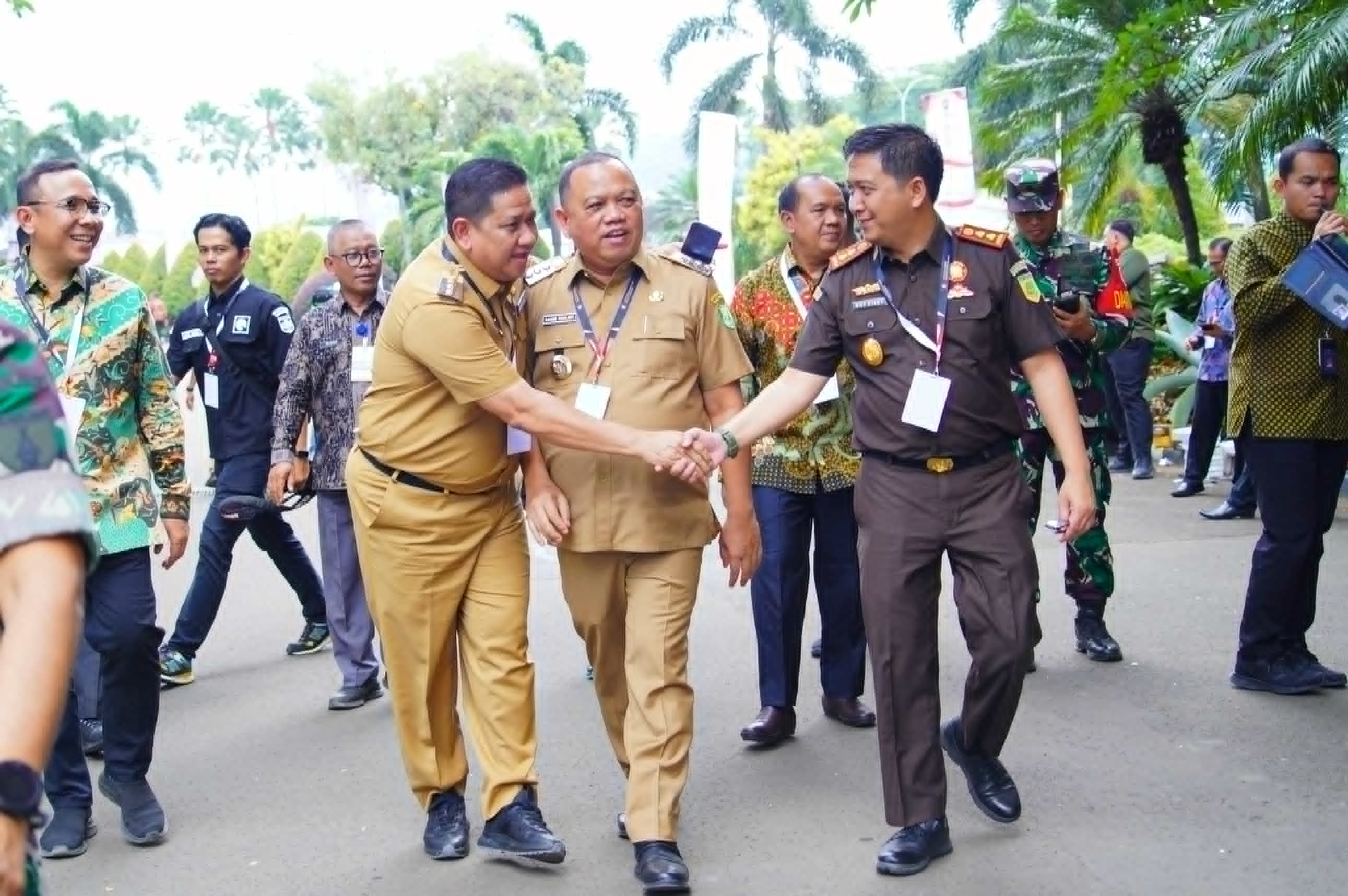 Pj Bupati Sandi Fahlepi bersama Forkopimda Hadiri Rakornas Penyelenggaraan Pemerintahan Daerah di Sentul