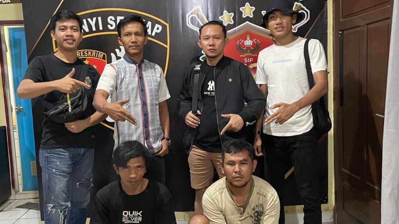 Dua Pelaku Pembobol Kantor Prabumulih Pos Ditangkap Tim Sunyi Senyap Polsek Prabumulih Barat