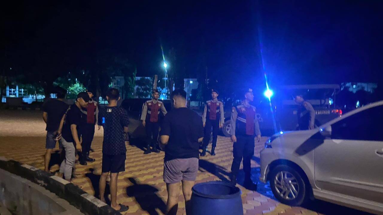 Tekan Angka Kriminalitas, Samapta Polres Muba Sisir Tempat Rawan