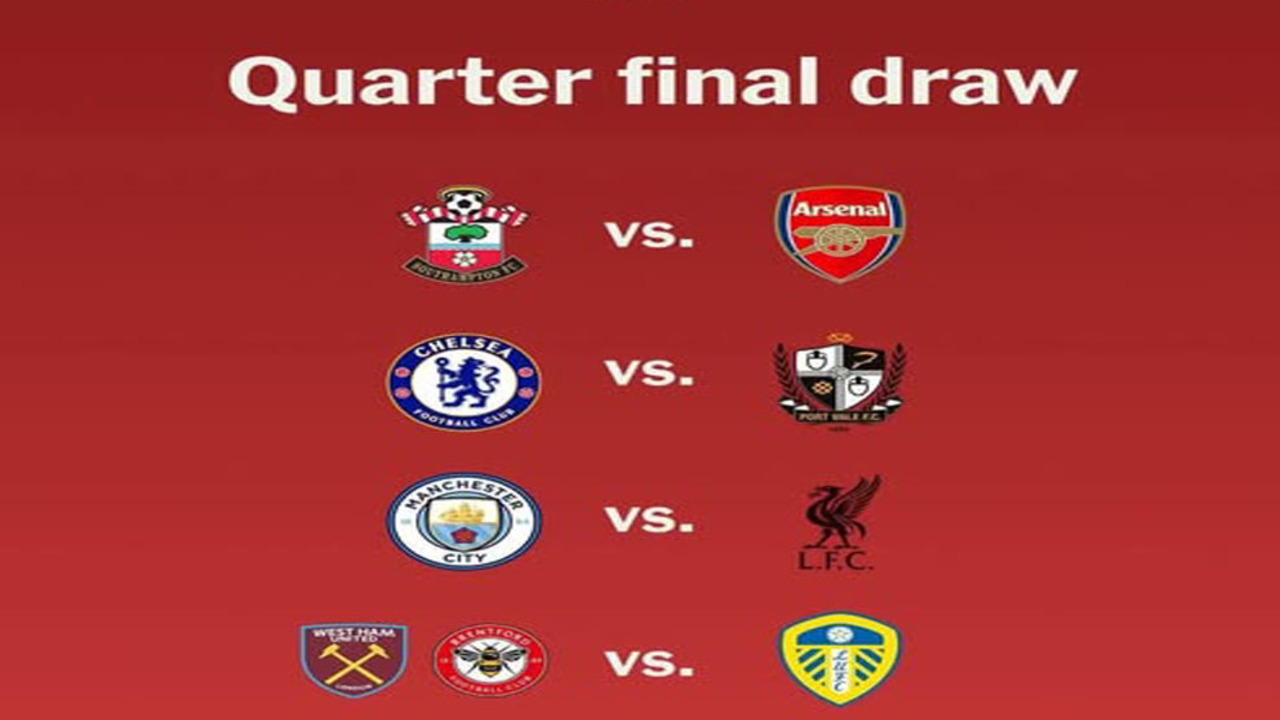 Hasil Undian Perempat Final Piala FA.