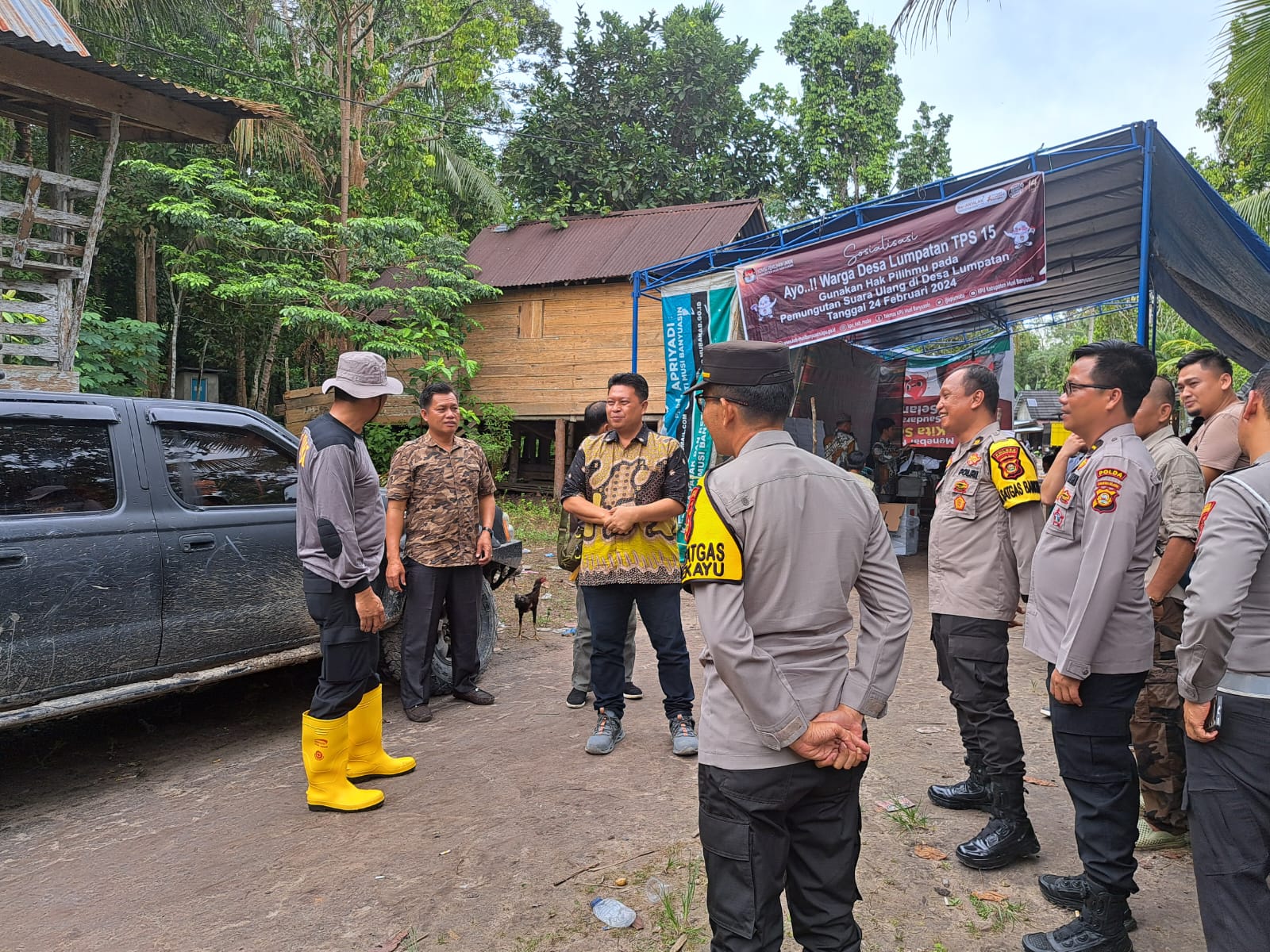 Pastikan Suasana Kondusif, Kapolres Muba Pantau Langsung PSU