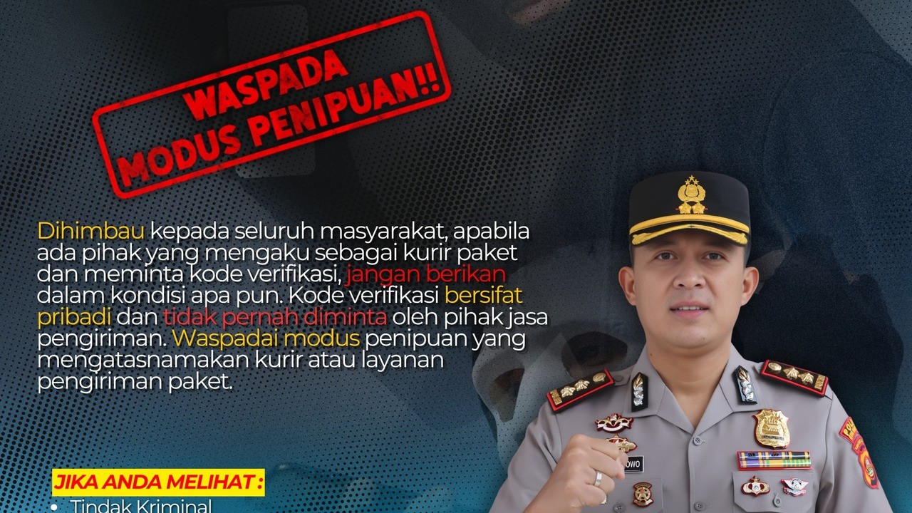 Modus Penipuan Paket COD Kian Marak, Ini Imbauan Polres Muba