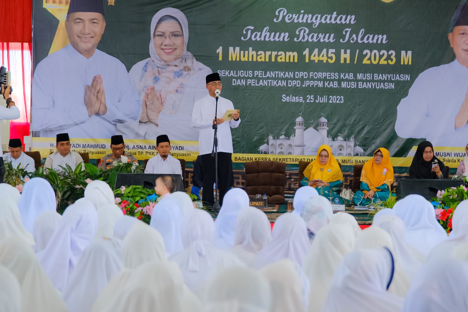 Peringati Tahun Baru  Islam, Pj Bupati Apriyadi Ajak Masyarakat Terus Menebar Kebaikan dan Introspeksi Diri