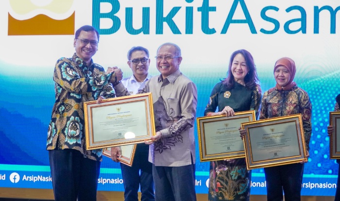 Jaga Jejak Sejarah Bangsa, PTBA Raih Penghargaan ANRI 2025