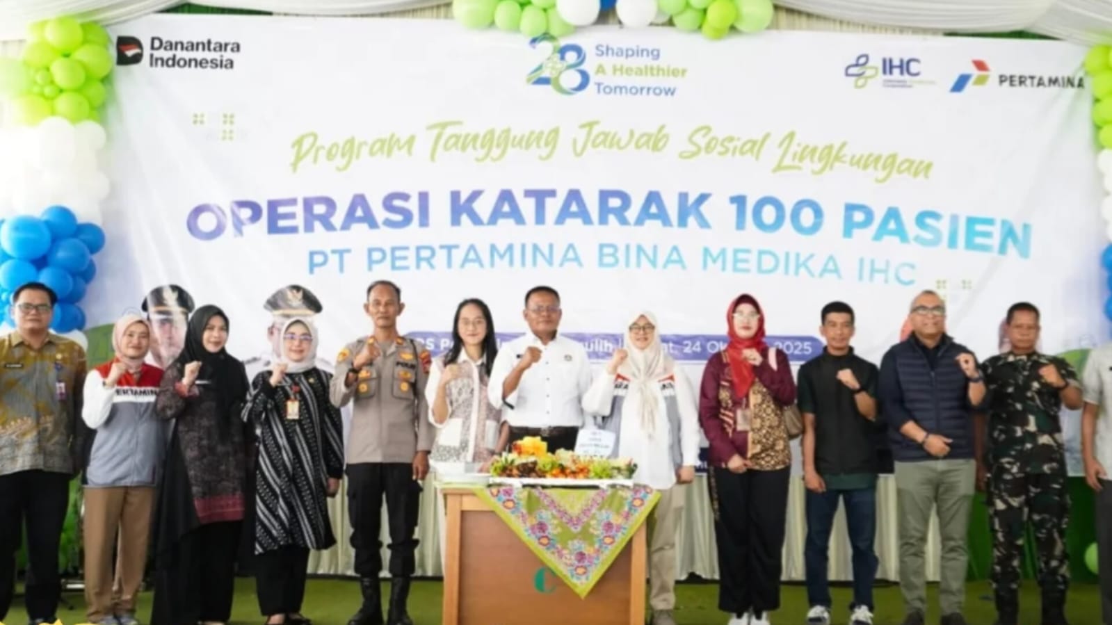 HUT Prabumulih ke-24 dan Pertamedika IHC ke-28, Ratusan Warga Dapat Layanan Operasi Katarak Gratis