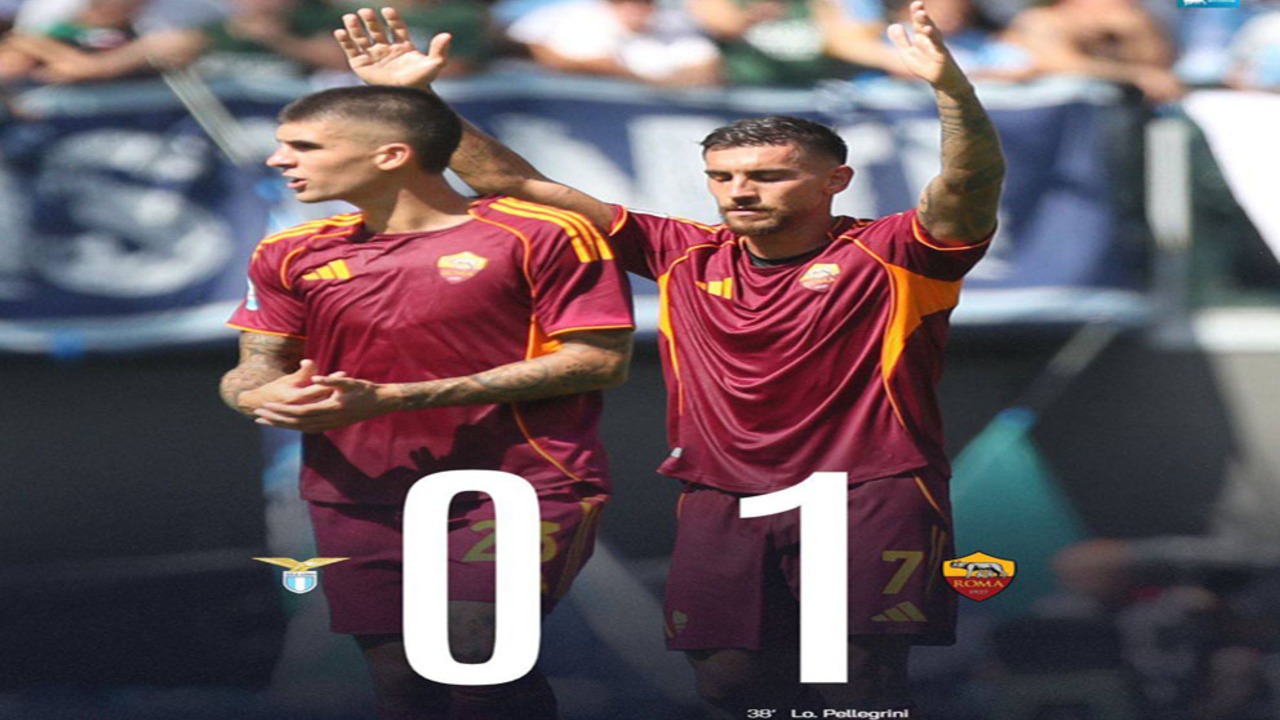 AS Roma Menang Tipis 1-0 atas Lazio