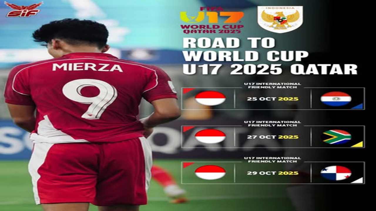 Piala Dunia 2025: Timnas Indonesia U-17 Latihan Intensif, Siap Hadapi Brasil
