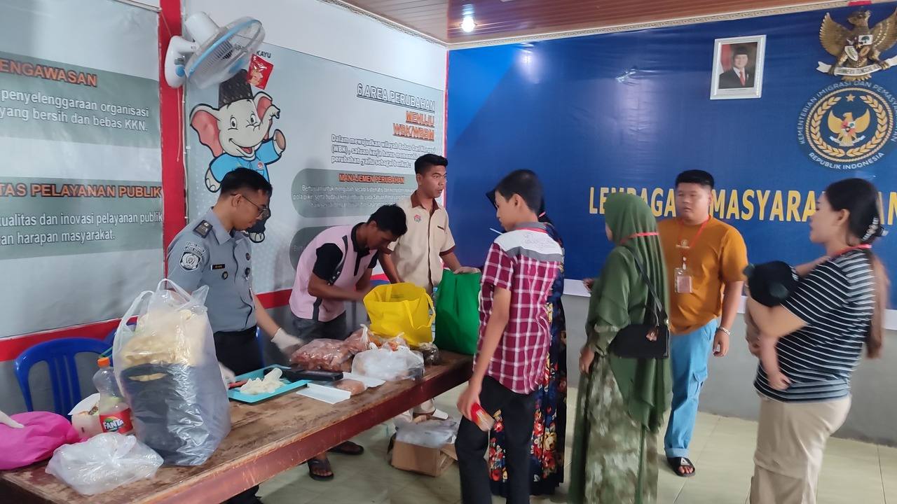 Ratusan Pengunjung Nikmati Momen Lebaran Idul Adha Bareng Warga Binaan Lapas Sekayu