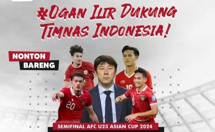 Kemeriahan Nobar Semifinal Piala Asia U23: Indonesia vs Uzbekistan, Ada Doorprize Motor Listrik!