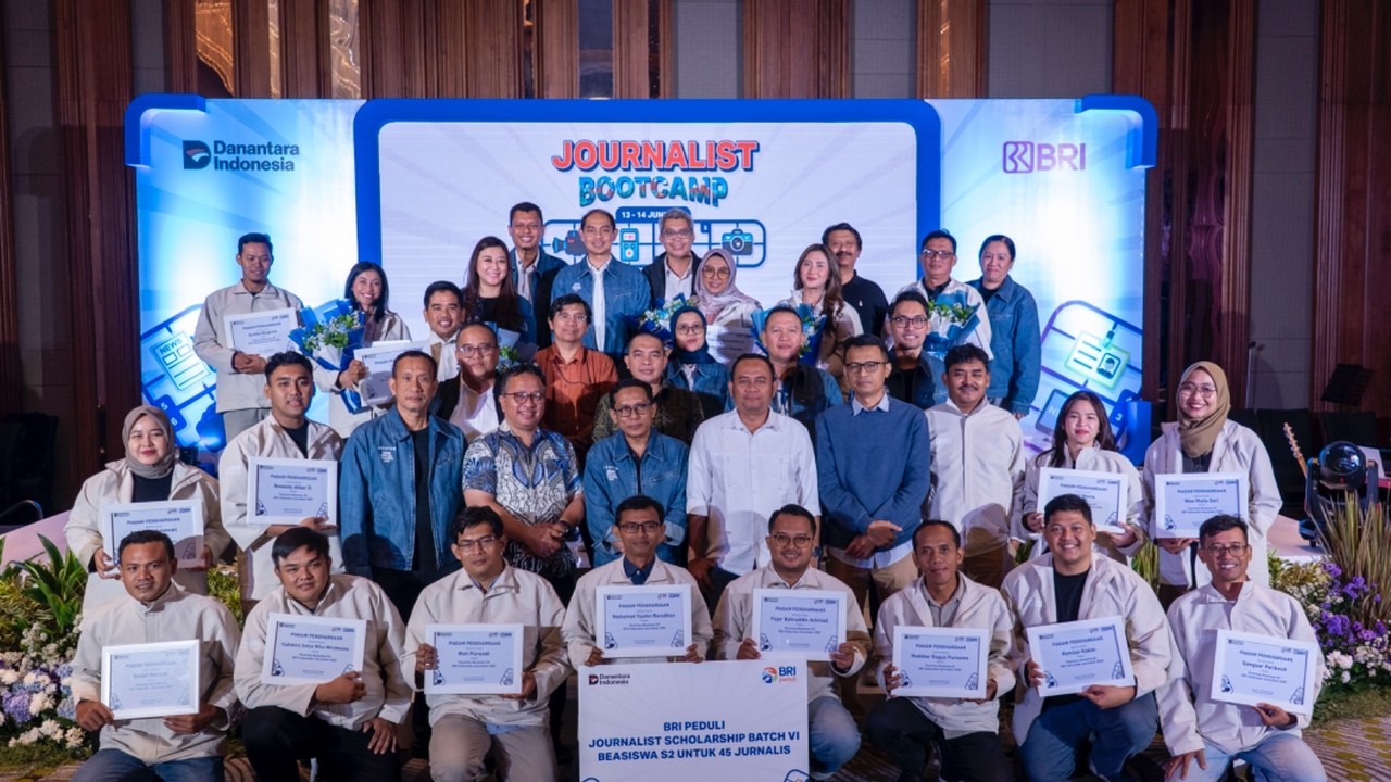 Dukung Insan Pers yang Berkualitas, BRI Fellowship Journalism 2025 Kukuhkan 45 Jurnalis