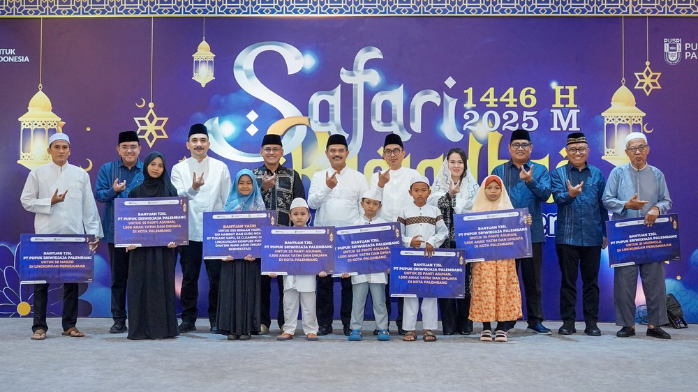 Gelar Safari Ramadhan 1446 H, Pusri Tebar Manfaat dan Berkah