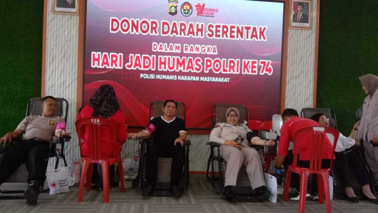Humas Polri Berusia 74 Tahun, Begini Cara Polres OKI Memperingatinya!